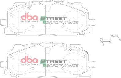 DBA Australia DB15030SP - Комплект высокоэффективных тормозных колодок autospares.lv