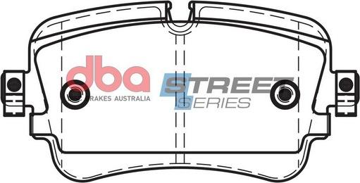 DBA Australia DB15031XP - Комплект высокоэффективных тормозных колодок autospares.lv