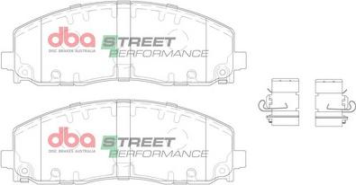 DBA Australia DB15038SP - Комплект высокоэффективных тормозных колодок autospares.lv