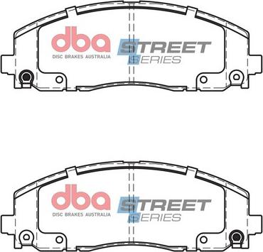 DBA Australia DB15038SS - Тормозные колодки, дисковые, комплект autospares.lv