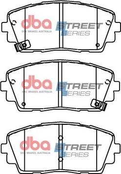 DBA Australia DB15070SS - Тормозные колодки, дисковые, комплект autospares.lv