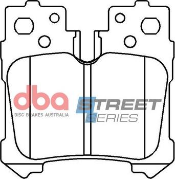 DBA Australia DB15105SS - Тормозные колодки, дисковые, комплект autospares.lv