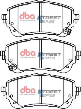 DBA Australia DB15136SS - Тормозные колодки, дисковые, комплект autospares.lv