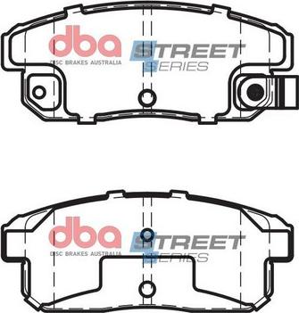 DBA Australia DB1671SS - Тормозные колодки, дисковые, комплект autospares.lv