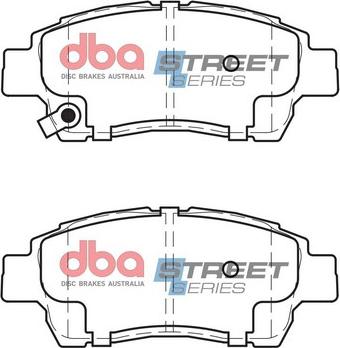 DBA Australia DB1378SS - Тормозные колодки, дисковые, комплект autospares.lv