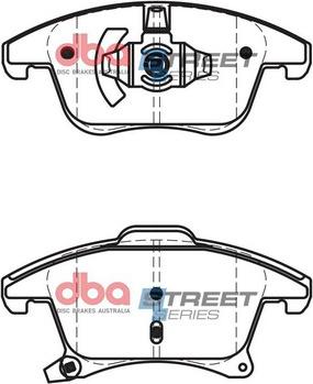 DBA Australia DB2405SS - Тормозные колодки, дисковые, комплект autospares.lv