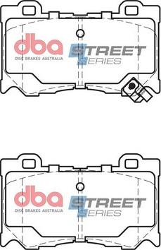 DBA Australia DB2400SS - Тормозные колодки, дисковые, комплект autospares.lv