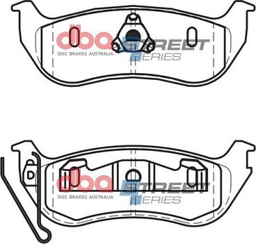 DBA Australia DB2163SS - Тормозные колодки, дисковые, комплект autospares.lv