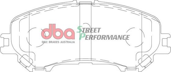 DBA Australia DB2345SP - Комплект высокоэффективных тормозных колодок autospares.lv