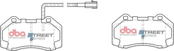 DBA Australia DB2386SS - Тормозные колодки, дисковые, комплект autospares.lv