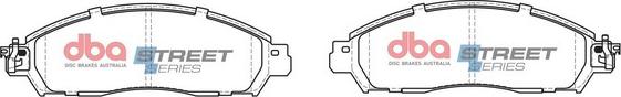 DBA Australia DB2374SS - Тормозные колодки, дисковые, комплект autospares.lv