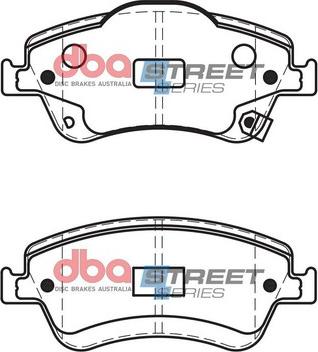 DBA Australia DB2230SS - Тормозные колодки, дисковые, комплект autospares.lv