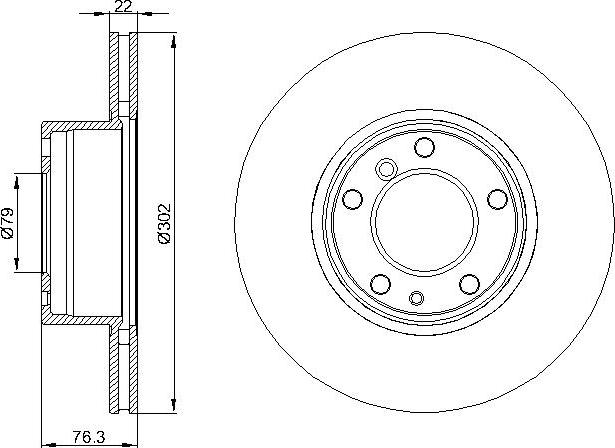 DEEVO BD21300 - Тормозной диск autospares.lv