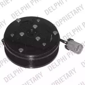 Delphi 0165012/0 - Электромагнитное сцепление, компрессор autospares.lv