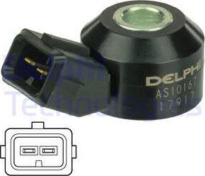 Delphi AS10167 - Датчик детонации autospares.lv