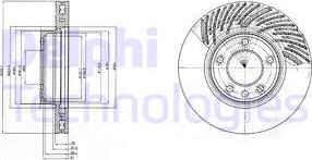 Delphi BG9949 - Тормозной диск autospares.lv
