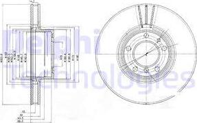 Delphi BG9005 - Тормозной диск autospares.lv