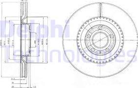 Delphi BG9003 - Тормозной диск autospares.lv