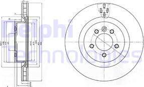 Delphi BG9007 - Тормозной диск autospares.lv