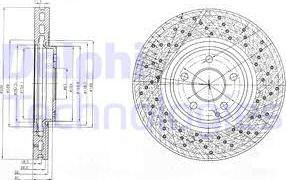 Delphi BG9014 - Тормозной диск autospares.lv
