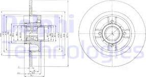 Delphi BG9029RSC - Тормозной диск autospares.lv