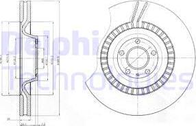 Delphi BG9070C - Тормозной диск autospares.lv