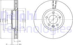 Delphi BG9106 - Тормозной диск autospares.lv