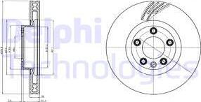 Delphi BG9100C - Тормозной диск autospares.lv