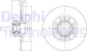 Delphi BG9114RSC - Тормозной диск autospares.lv