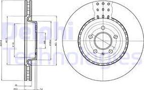 Delphi BG9110 - Тормозной диск autospares.lv