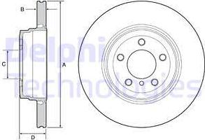 Delphi BG9120C - Тормозной диск autospares.lv