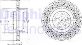 Delphi BG9878 - Тормозной диск autospares.lv