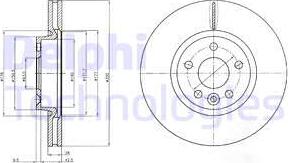 Delphi BG4094 - Тормозной диск autospares.lv