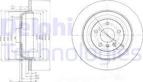 Delphi BG4031 - Тормозной диск autospares.lv