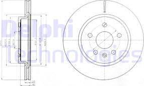 Delphi BG4190 - Тормозной диск autospares.lv