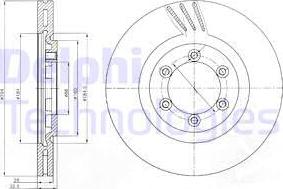 Delphi BG4112 - Тормозной диск autospares.lv