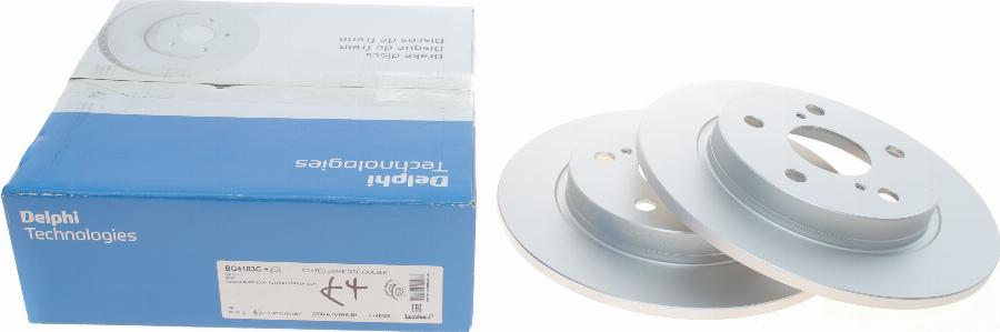 Delphi BG4183C - Тормозной диск autospares.lv