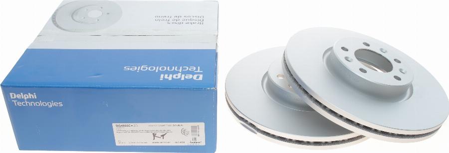 Delphi BG4805C - Тормозной диск autospares.lv