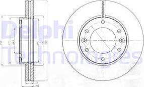 Delphi BG4296 - Тормозной диск autospares.lv