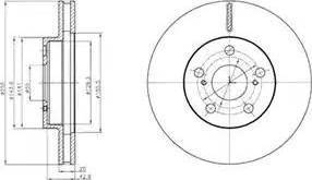 RIDER RD.3325.DF4877 - Тормозной диск autospares.lv