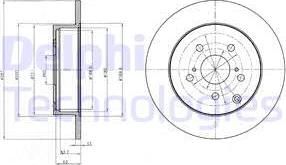 Delphi BG4291 - Тормозной диск autospares.lv