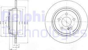 Delphi BG4298C - Тормозной диск autospares.lv