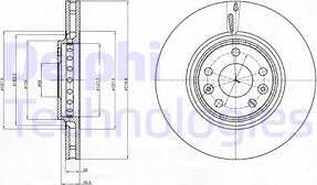 Delphi BG4266 - Тормозной диск autospares.lv