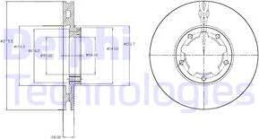 Delphi BG4217 - Тормозной диск autospares.lv