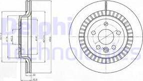 Delphi BG4270 - Тормозной диск autospares.lv