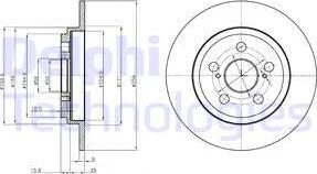 Delphi BG4272 - Тормозной диск autospares.lv