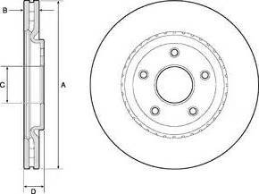 BOSCH 0 986 479 V85 - Тормозной диск autospares.lv