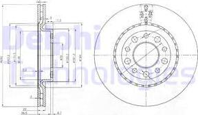 Delphi BG3995 - Тормозной диск autospares.lv