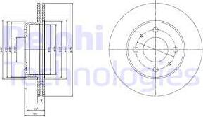 Delphi BG3946 - Тормозной диск autospares.lv