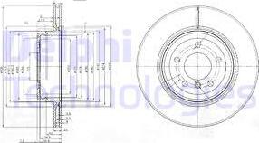 Delphi BG3961 - Тормозной диск autospares.lv